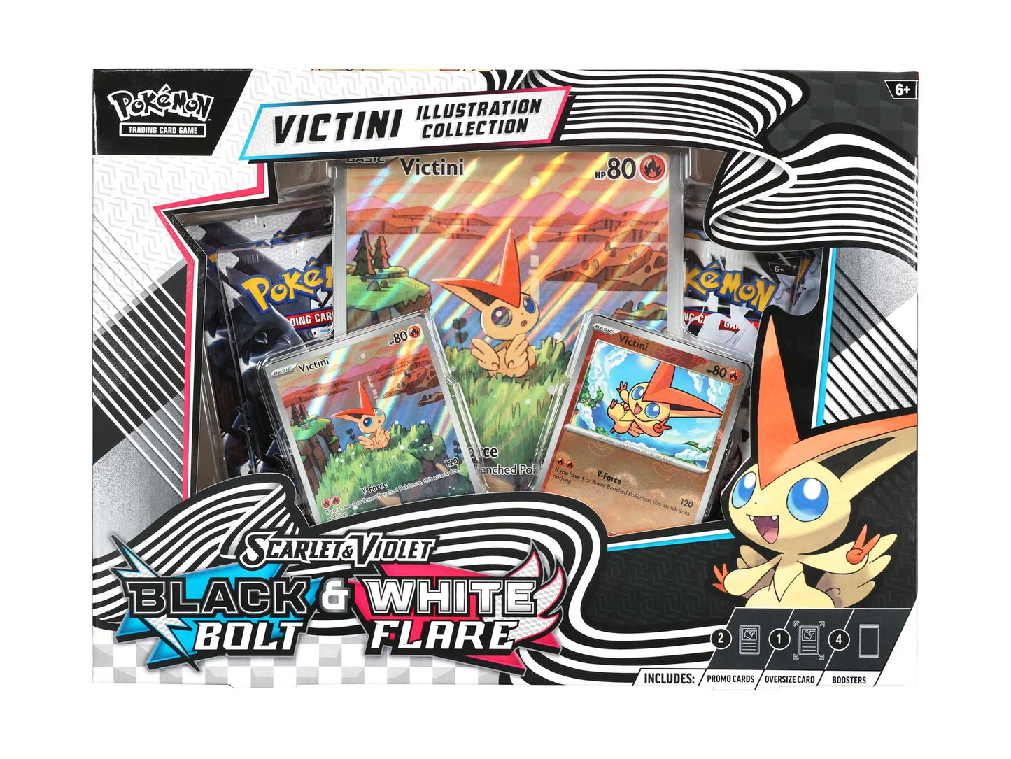 Pokemon Black Bolt & White Flare Victini Box