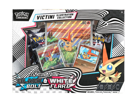 Pokemon Black Bolt & White Flare Victini Box